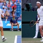 Novak Djokovic and Rafael Nadal. (Credits- X, Paul Childs/ Reuters)