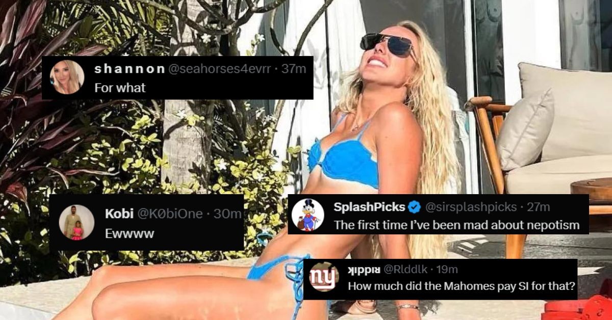 Fan reactions on Brittany Mahomes getting featured in Sports Illustrated swimsuit issue