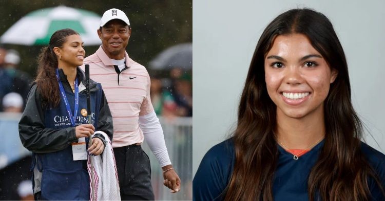 Report on Sam Alexis Woods as the daughter of the legendary golfer, walks on a different route than her father.