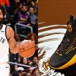 Spencer Dinwiddie and his shoes with 361 Degrees