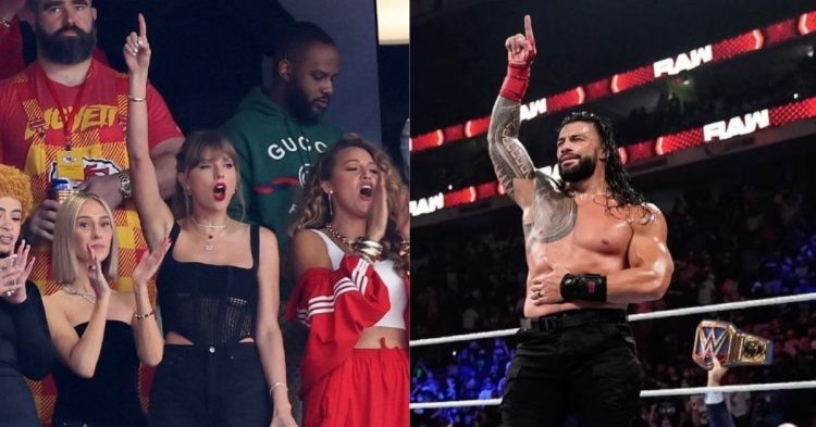 Taylor Swift and Roman Reigns