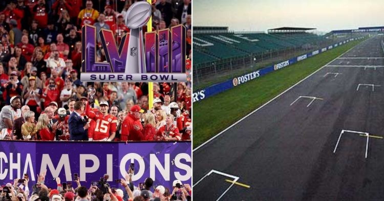 Super Bowl LVIII has F1 fans impatient for the on opener. (Credits - Cadena SER, The Guardian)