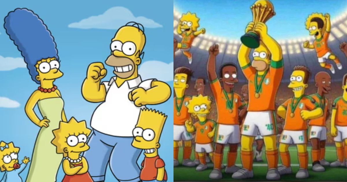 Viral video shows The Simpsons predicting the AFCON 2023 winners