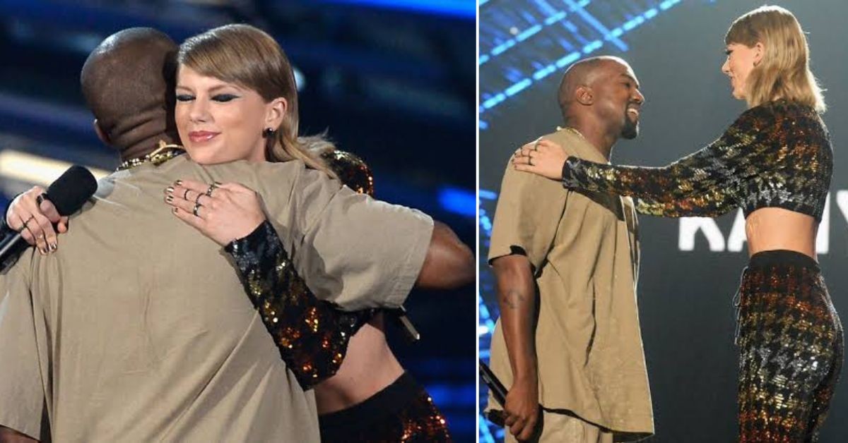 Kanye West with Taylor Swift