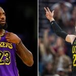 Lakers' LeBron James and Jazz's Lauri Markkanen