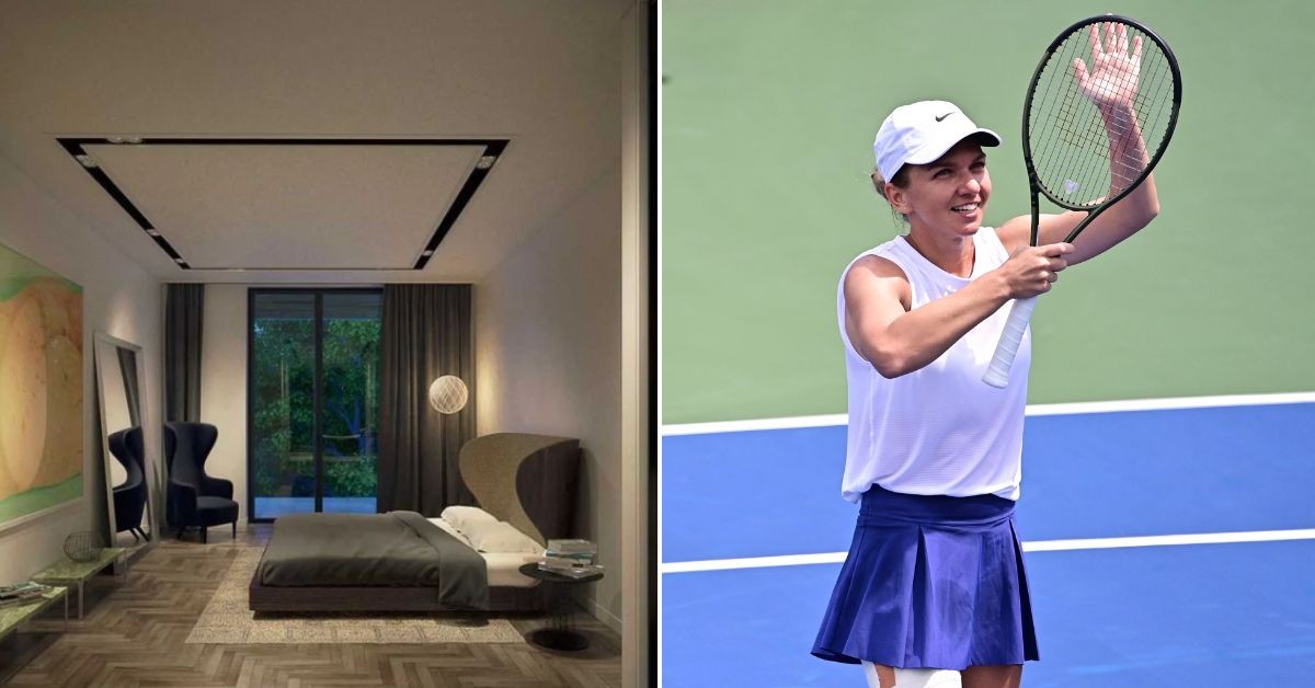 One of the rooms from the latest property deal of Simona Halep. (Credits- Gazeta Sporturilor, X)