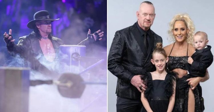 The Undertaker with his family