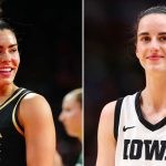 Kelsey Plum and Caitlin Clark (Credits - X and Bleacher Report)