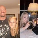 Stone Cold Steve Austin with his daughters