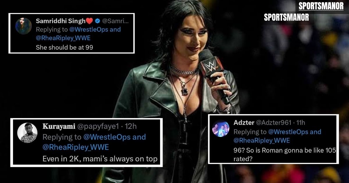 Fans react to the 2K24 ratings of Rhea Ripley