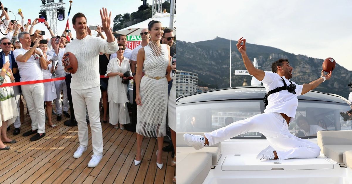 Tom Brady celebrated his Super Bowl victory at his extravagant yacht