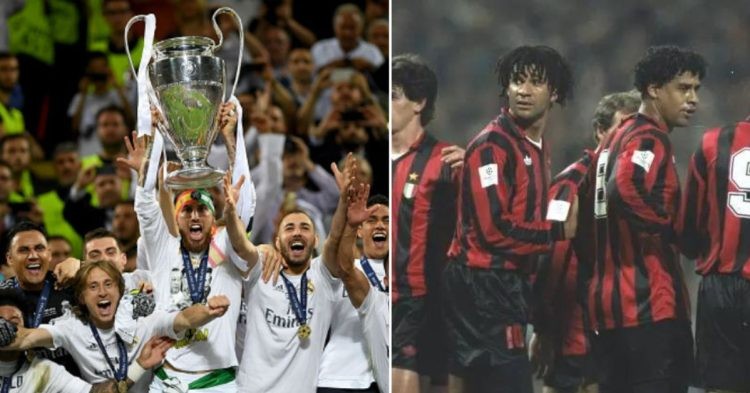 Real Madrid and AC Milan - soccer