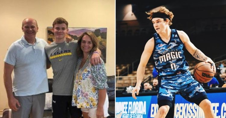 Mac McClung and his parents, Marcus and Lenoir McClung