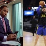 Stephen A. Smith and Klay Thompson 1