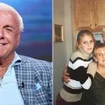 Ric Flair with his children
