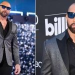 Why does Dave Bautista always wear sunglasses?