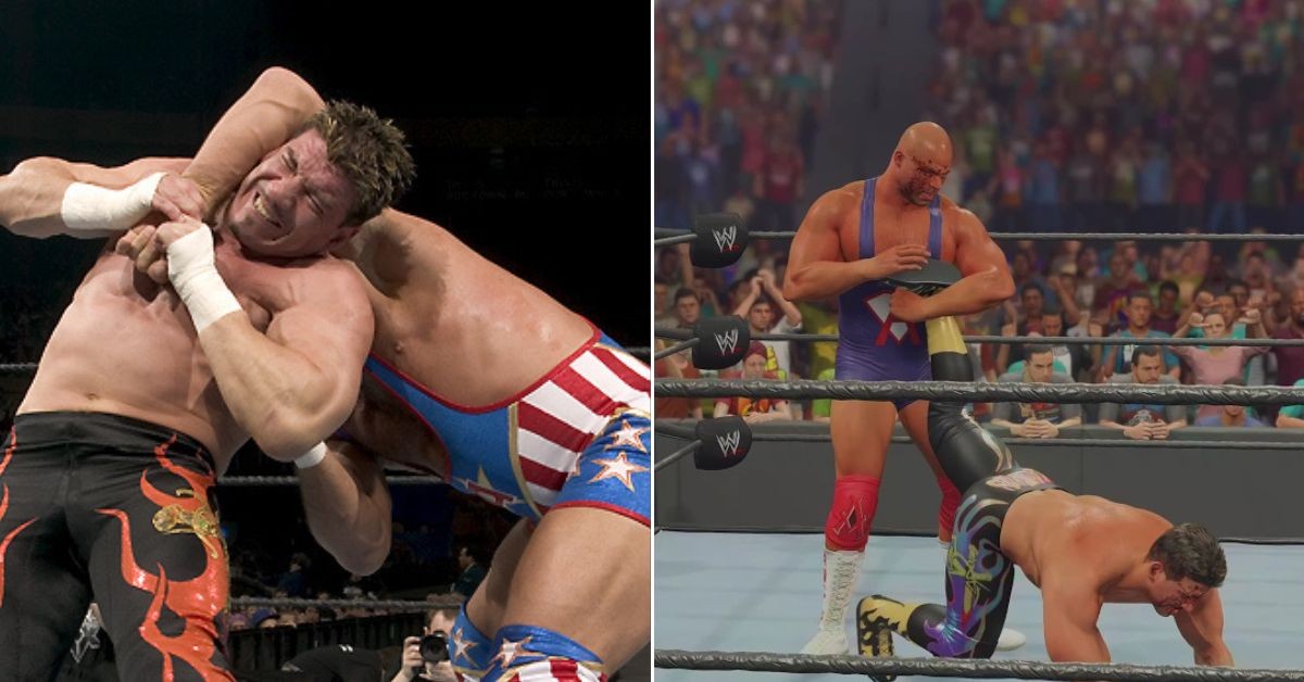 Eddie Guerrero vs Kurt Angle at WrestleMania 20