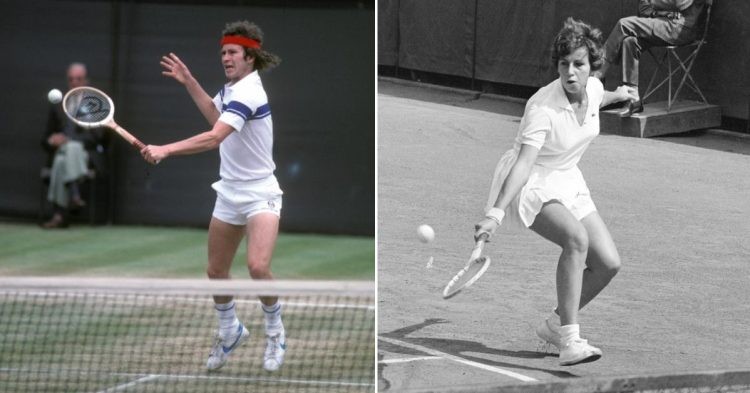 John McEnroe and Maria Bueno. (Credits- Wimbledon, Associated Press)