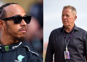 Martin Brundle thinks Lewis Hamilton will not be the fastest driver in Ferrari. (Credits - Daily Express, CNBC)