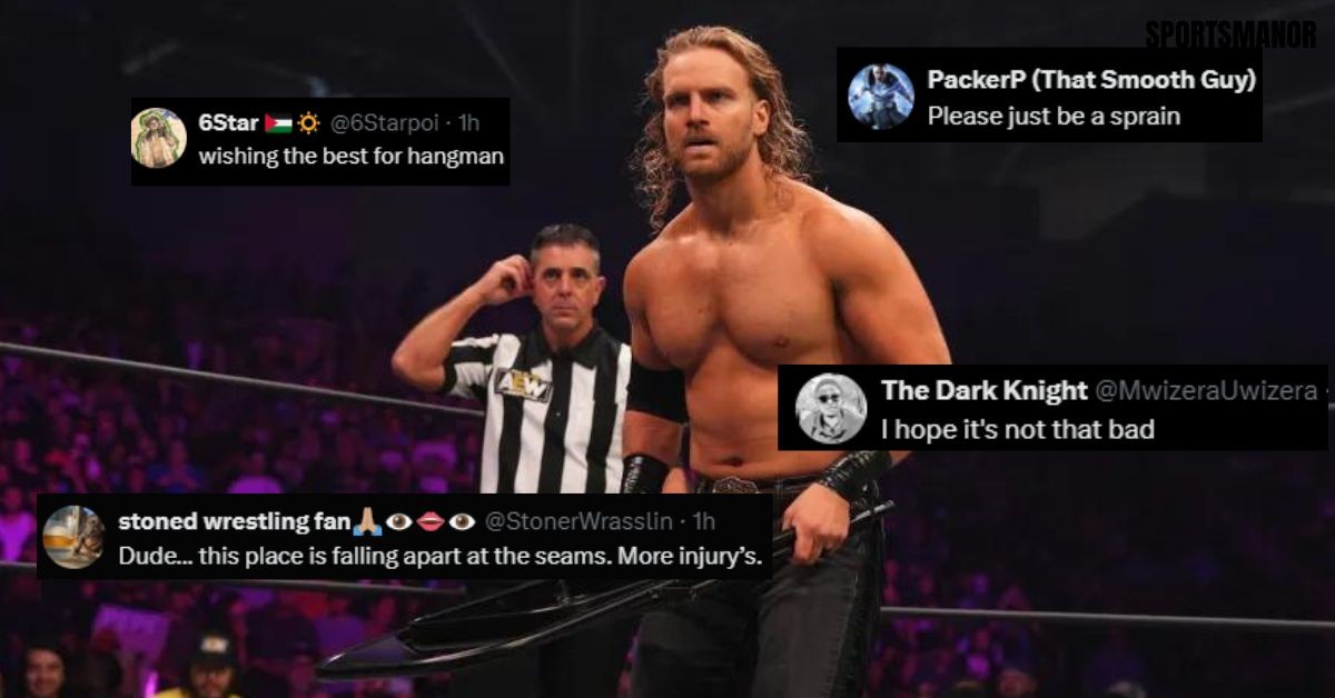 Fans react to Adam Page's injury