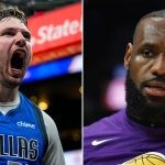 Luka Doncic and LeBron James (Credits - Fox News and Complex)