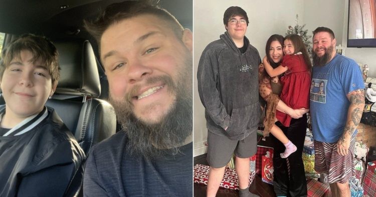 Kevin Owens and his family