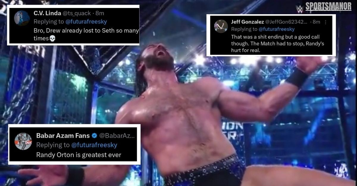 Fans react to the victory of Drew McIntyre