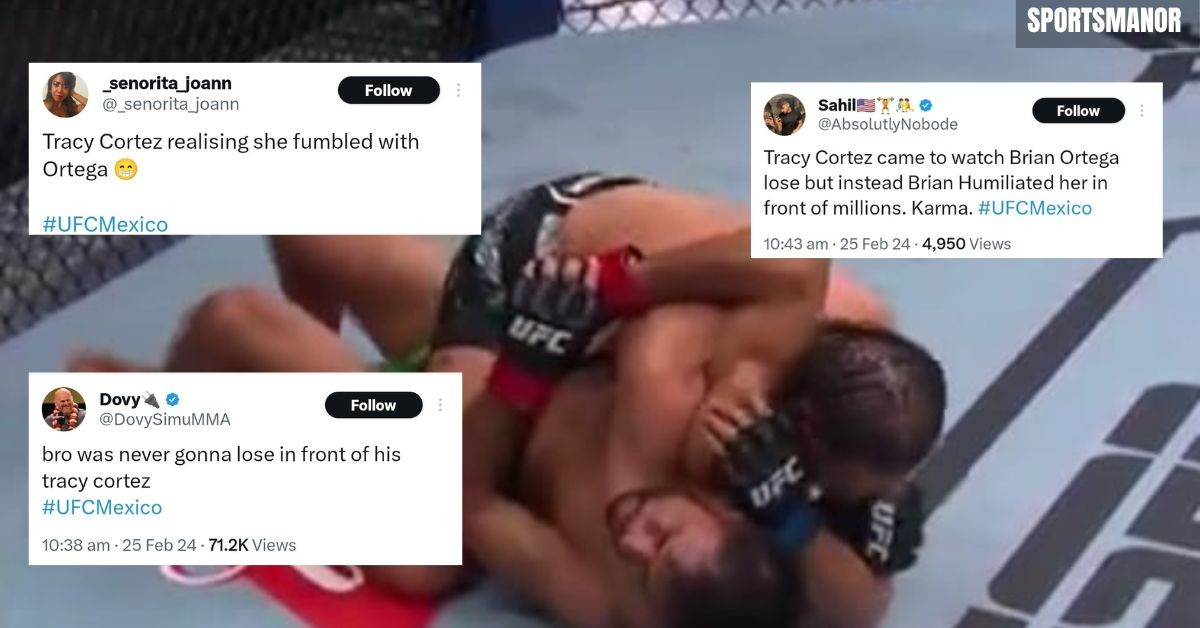 Fans troll Tracy Cortez after Brian Ortega picks up a win at UFC Fight Night 237