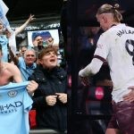 Report on Erling Haaland as the Manchester City striker was backed by the traveling away fans of the Manchester team at the Vitality Stadium. 