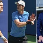 Diego Schwartzman, Andy Murray, and Boris Becker