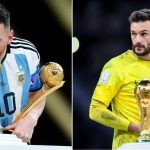 Lionel Messi and Hugo Lloris