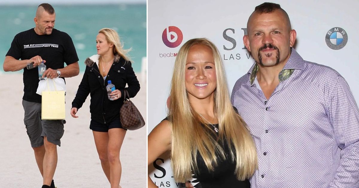 Collage of Chuck Liddell and his ex-wife Heidi Liddell