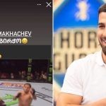 Ilia Topuria mocks Islam Makhachev's KO loss