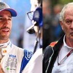 Daniel Ricciardo (left), Helmut Marko (right) (Credits- PlanetF1, Fuori Pista)