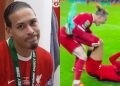 Report on Konstantinos Tsimikas who was the subject of trolling from the soccer community for his celebration with Virgil Van Dijk
