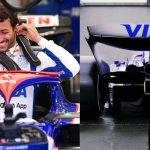Daniel Ricciardo (left), VCARB 2024 challenger (right) (Credits- X, Motorsport.com)