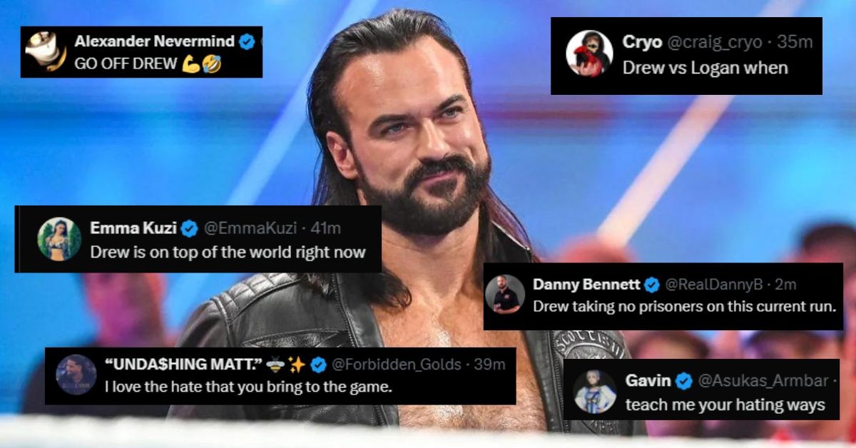 Fan reactions to Drew Mcintyre's comments on Logan Paul