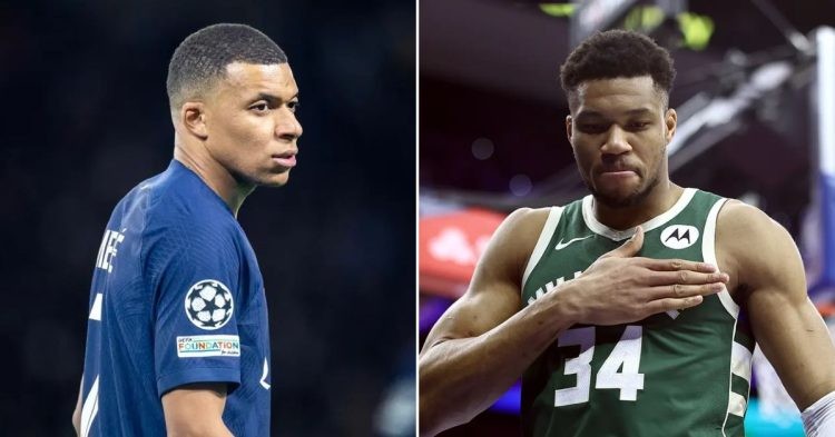 Kylian Mbappe and Giannis Antetokounmpo (Credits - Forbes and Decider)