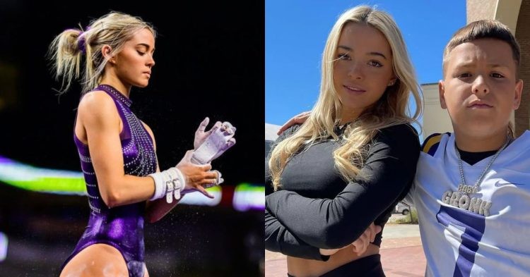 Report on Olivia Livvy Dunne as the American gymnast exposes Baby Gronk by revealing the details about her viral meeting with Gronk in 2023.