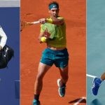 Jannik Sinner, Rafael Nadal, and Novak Djokovic (Credits Getty Images)