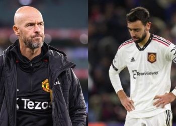 Report on Erik ten Hag as the Dutch manager slams Nottingham Forest for their treatment against Bruno Fernandes.