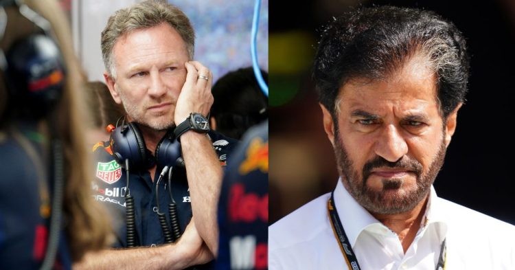 Christian Horner (left), Mohammed Ben Sulayem (right) (Credits- The Independent, PlanetF1)