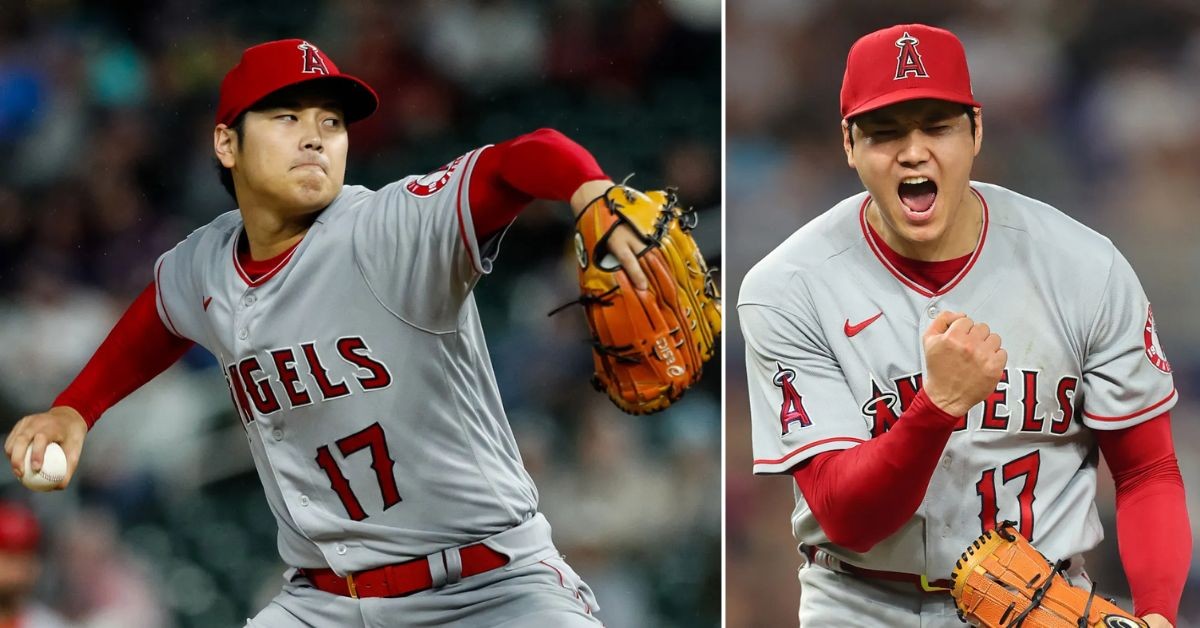 Shohei Ohtani for the Los Angeles Angels