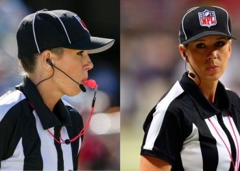 Report on NFL referees which revealed the comparison between the average earnings of a female NFL referee as compared to the highest earner.