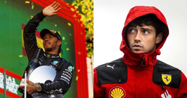 Lewis Hamilton (left), Charles Leclerc (right) (Credits- The Telegraph, El Confidencial)