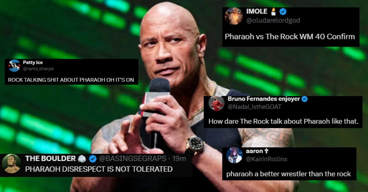 Fan reactions to Rock calling out Cody's dog Pharaoh in his message