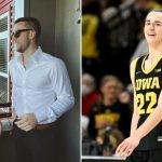 Connor McCaffery and Caitlin Clark (Credits - The US Sun and The Spun)