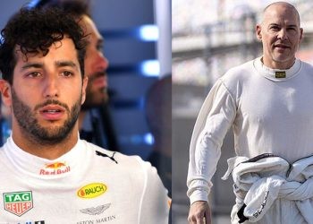 Daniel Ricciardo and Jacques villeneuve