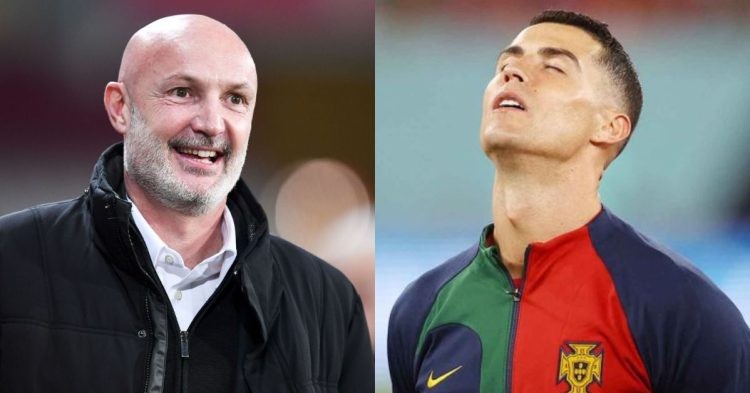 Report on Frank LeBoeuf as the former French international labelled a clown for his strong opinion on Cristiano Ronaldo.