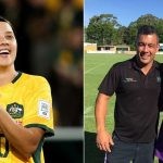 Sam Kerr with her brother Daniel